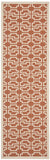 safavieh clearance courtyard cy6015 241 terracotta rug