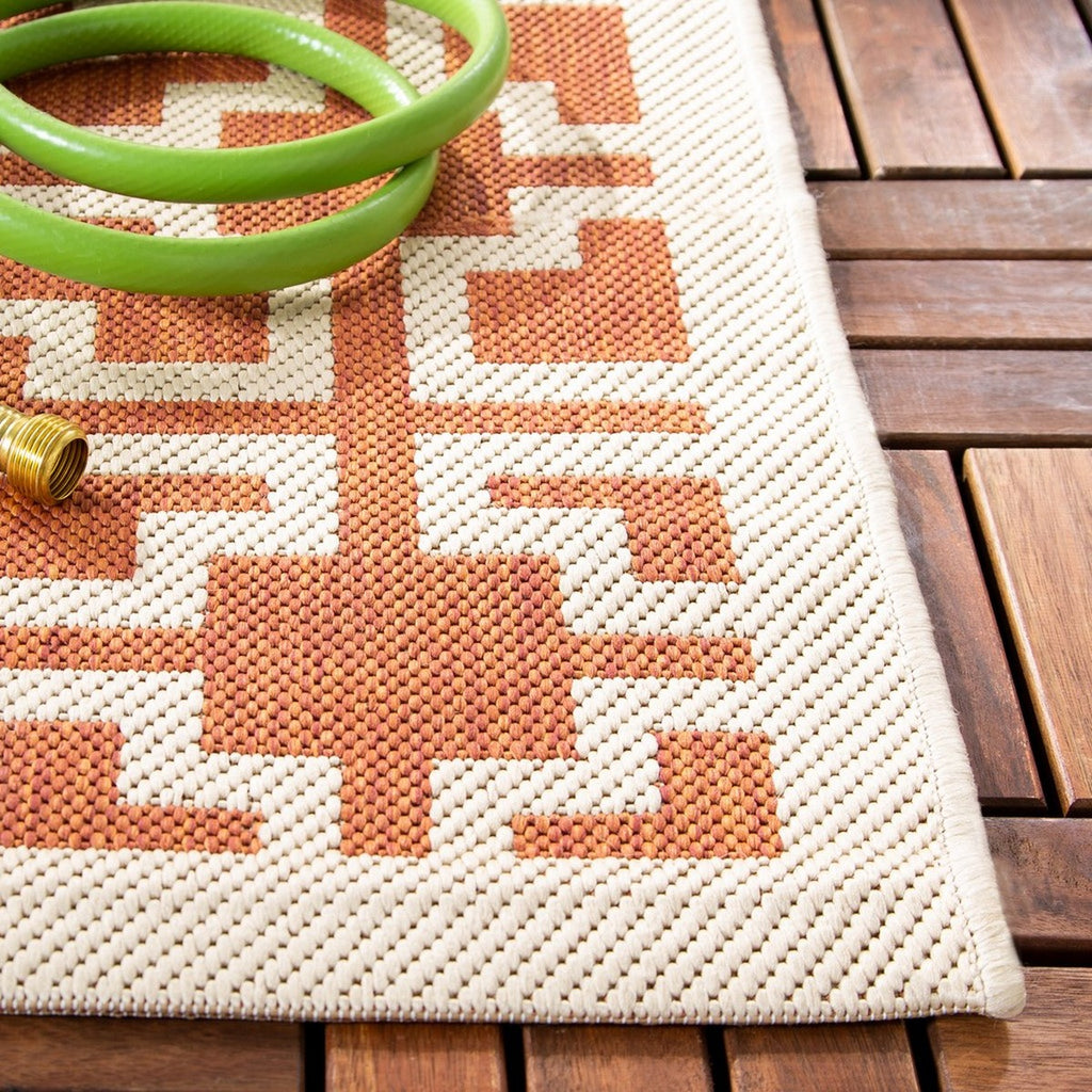 safavieh clearance courtyard cy6015 241 terracotta rug