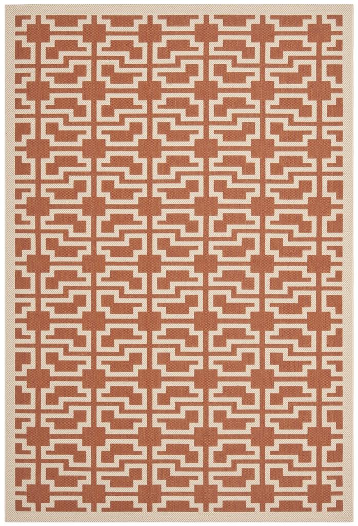 safavieh clearance courtyard cy6015 241 terracotta rug
