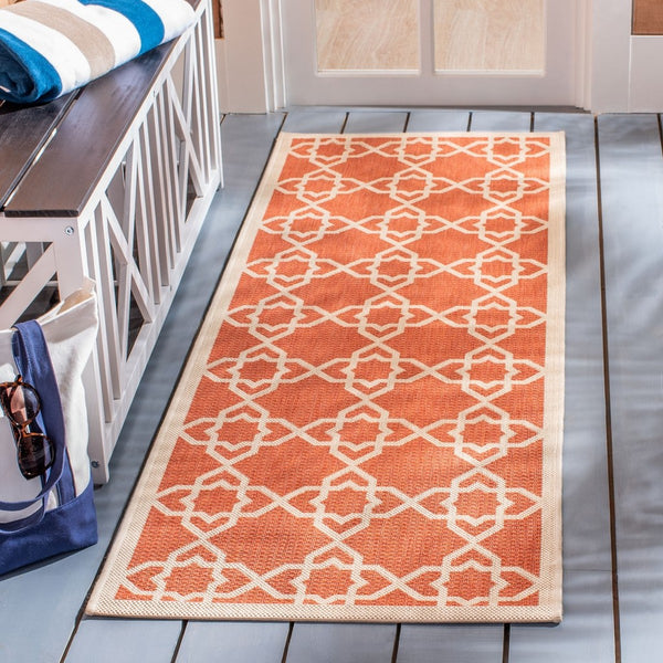 safavieh clearance courtyard cy6032 241 terracotta rug