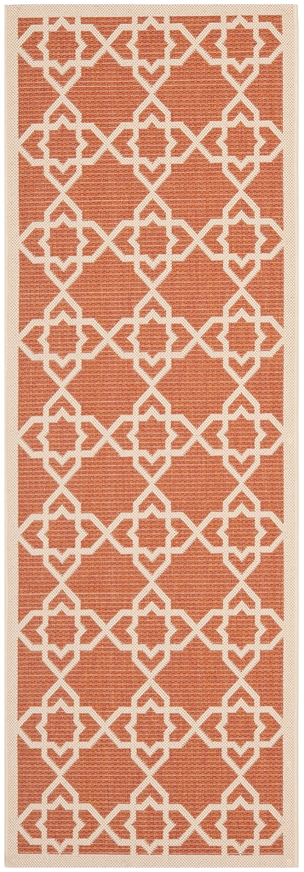 safavieh clearance courtyard cy6032 241 terracotta rug