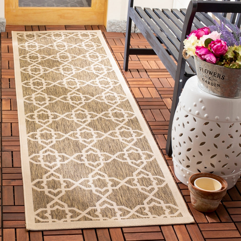 safavieh clearance courtyard cy6032 242 brown rug