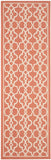 safavieh clearance courtyard cy6071 241 terracotta rug
