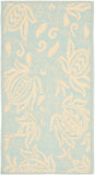 safavieh clearance courtyard cy6109 25 aqua rug