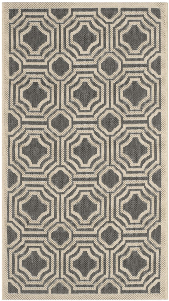 safavieh clearance courtyard cy6112 246 anthracite rug