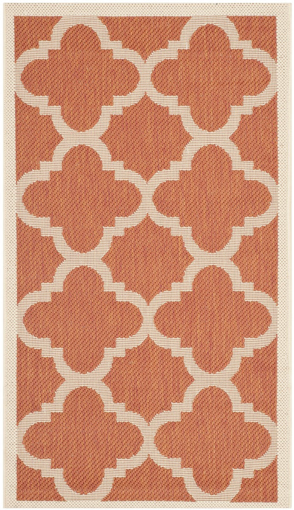 safavieh clearance courtyard cy6243 241 terracotta rug