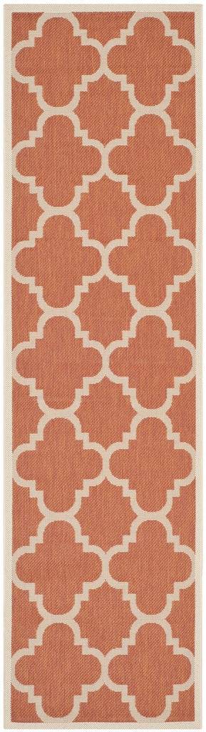 safavieh clearance courtyard cy6243 241 terracotta rug