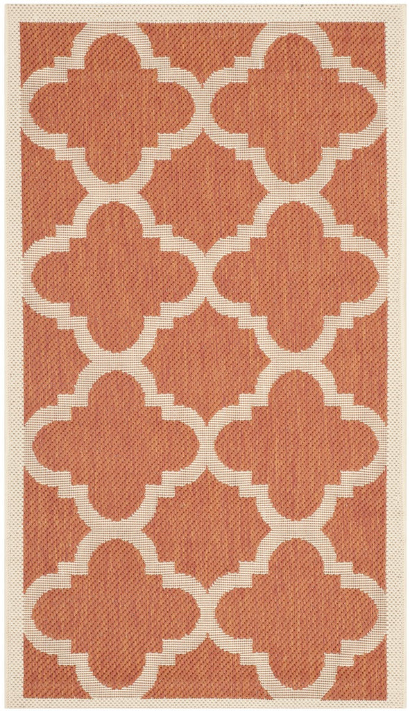 safavieh clearance courtyard cy6243 241 terracotta rug