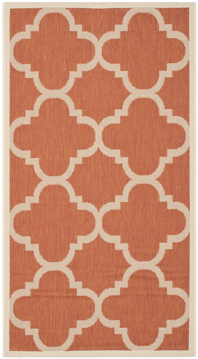 safavieh clearance courtyard cy6243 241 terracotta rug