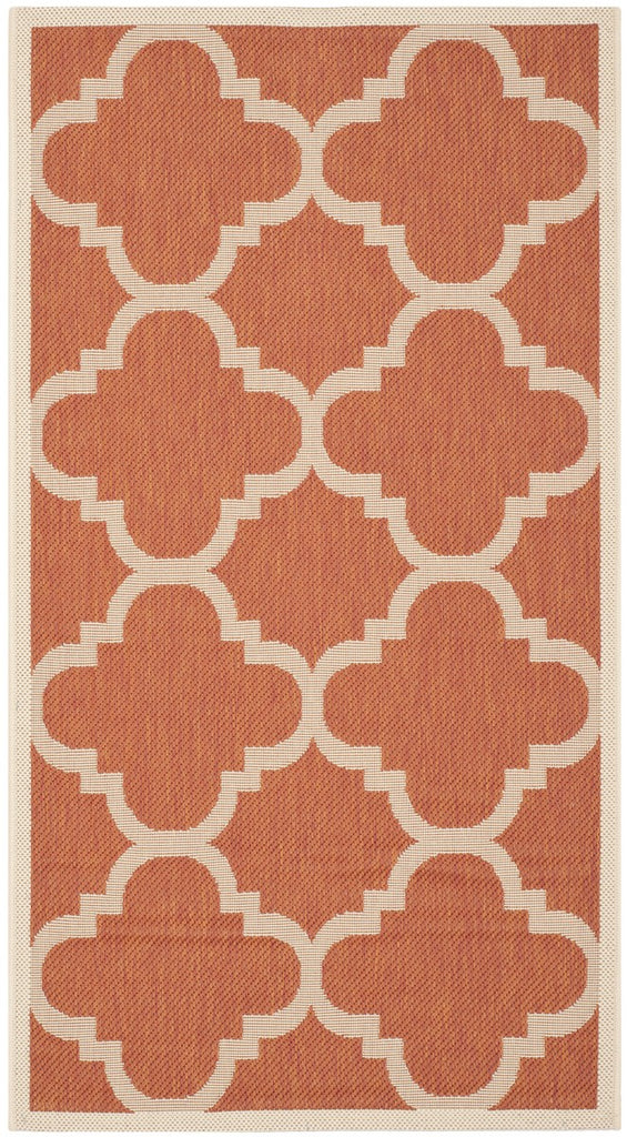 safavieh clearance courtyard cy6243 241 terracotta rug