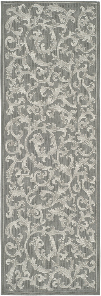 safavieh clearance courtyard cy6533 87 anthracite rug
