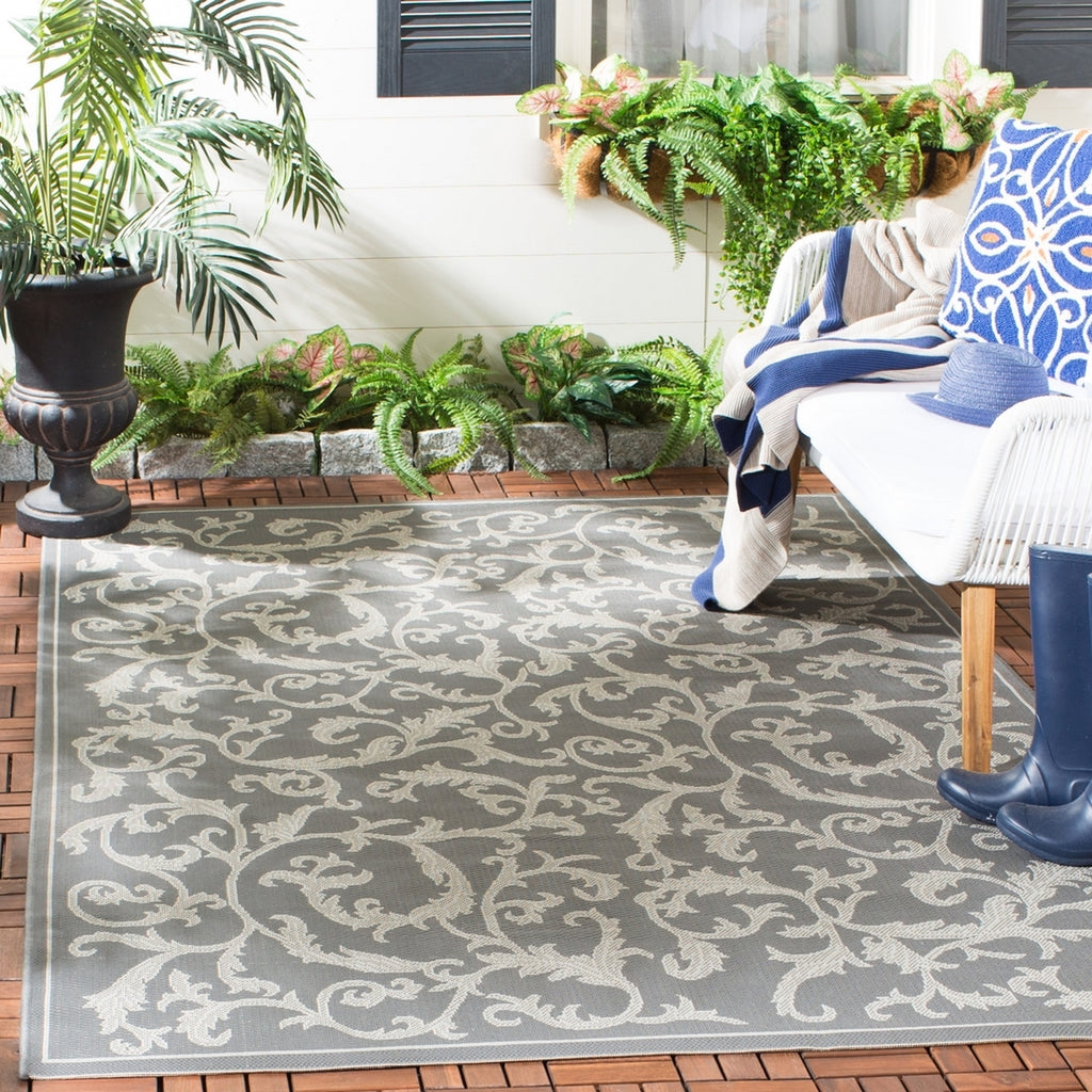 safavieh clearance courtyard cy6533 87 anthracite rug