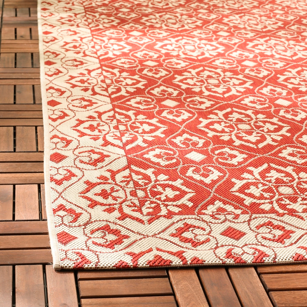safavieh clearance courtyard cy6550 28 red rug