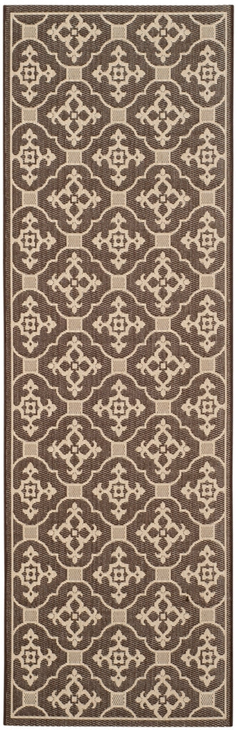 safavieh clearance courtyard cy6564 204 chocolate rug