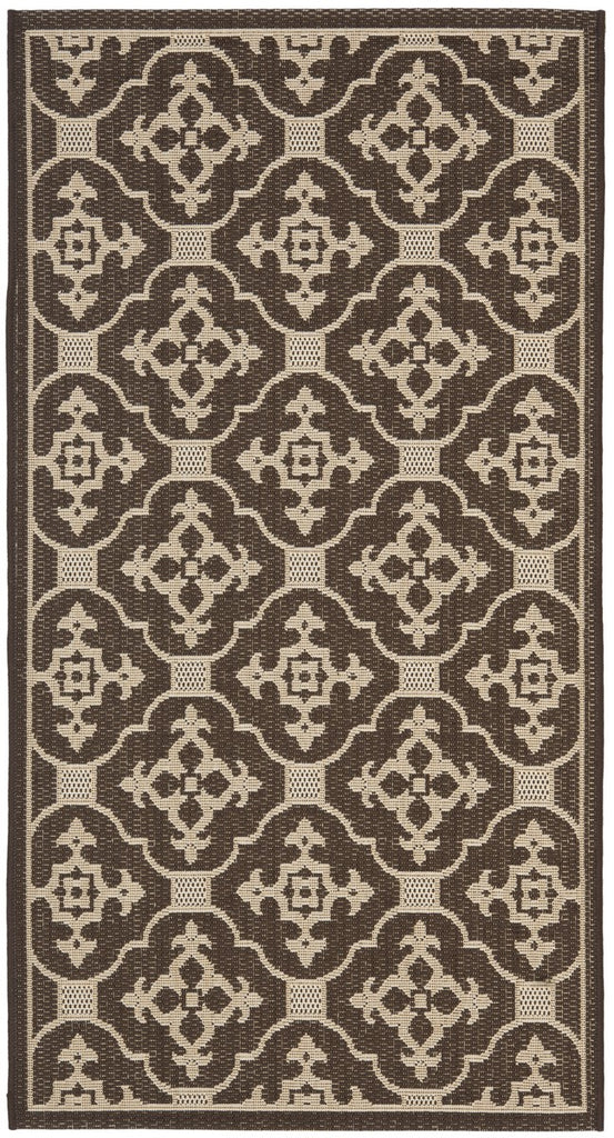 safavieh clearance courtyard cy6564 204 chocolate rug