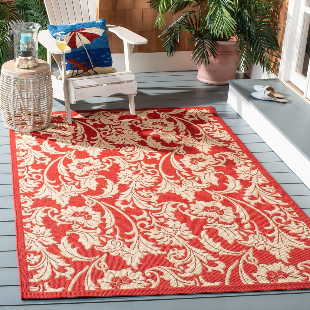safavieh clearance courtyard cy6565 28 red rug