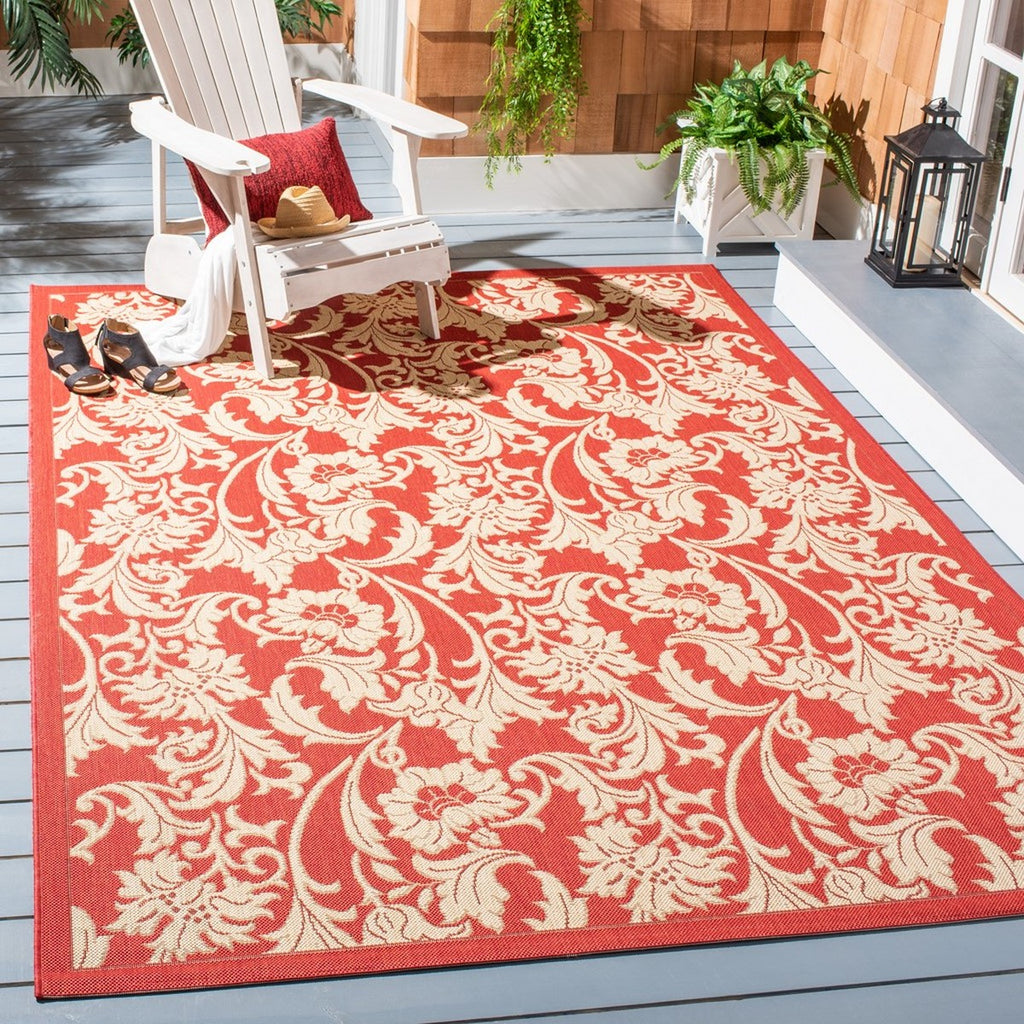 safavieh clearance courtyard cy6565 28 red rug