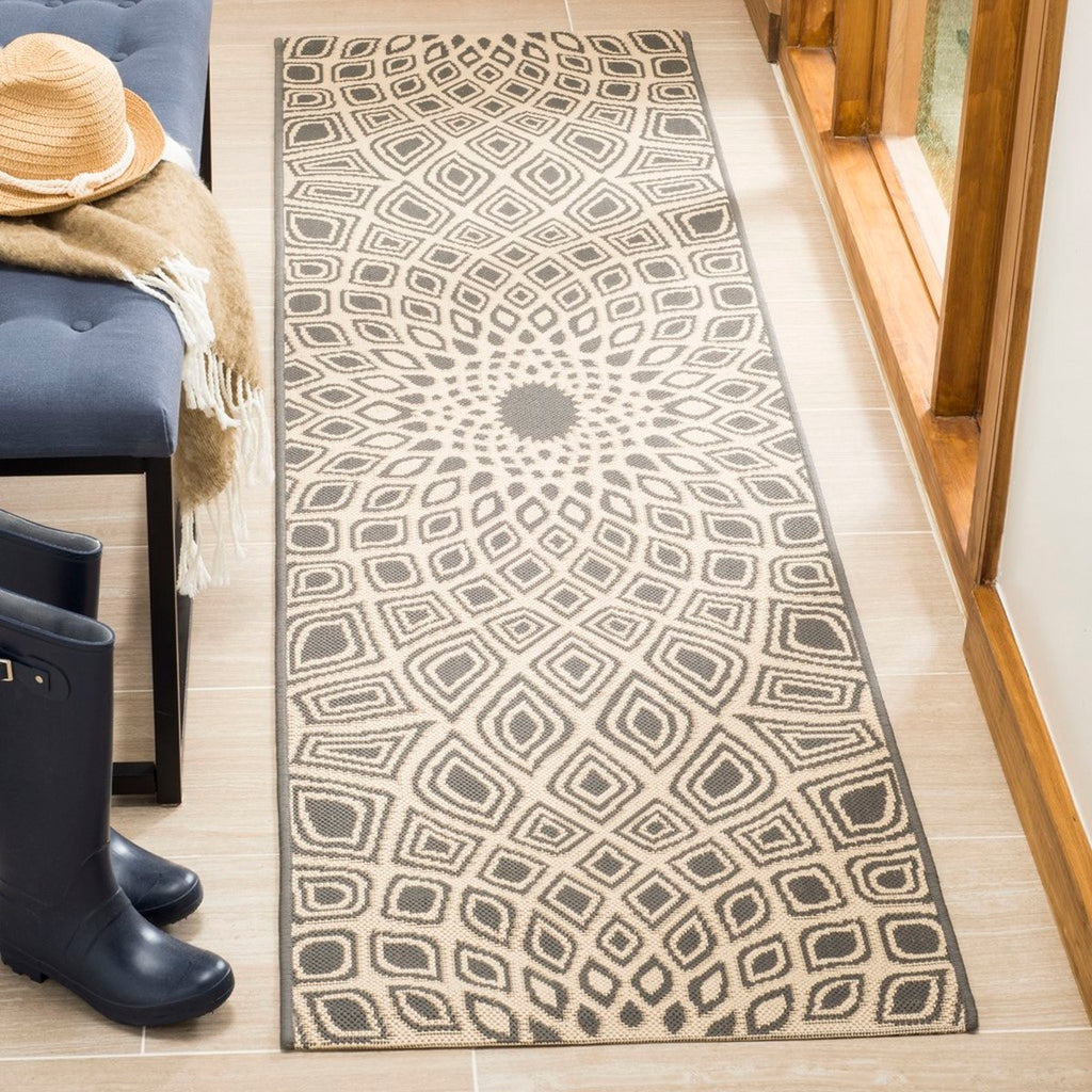 safavieh clearance courtyard cy6616 23621 anthracite rug