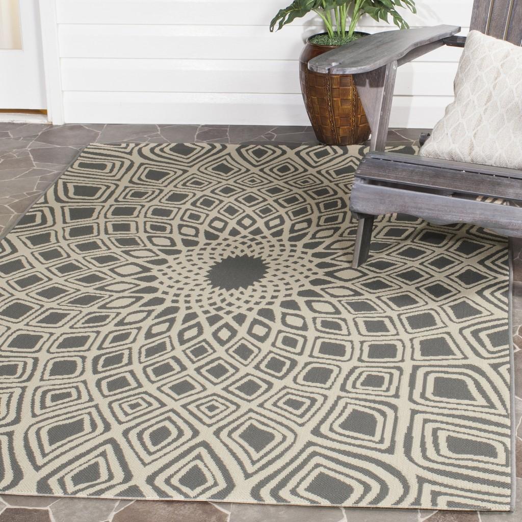 safavieh clearance courtyard cy6616 23621 anthracite rug
