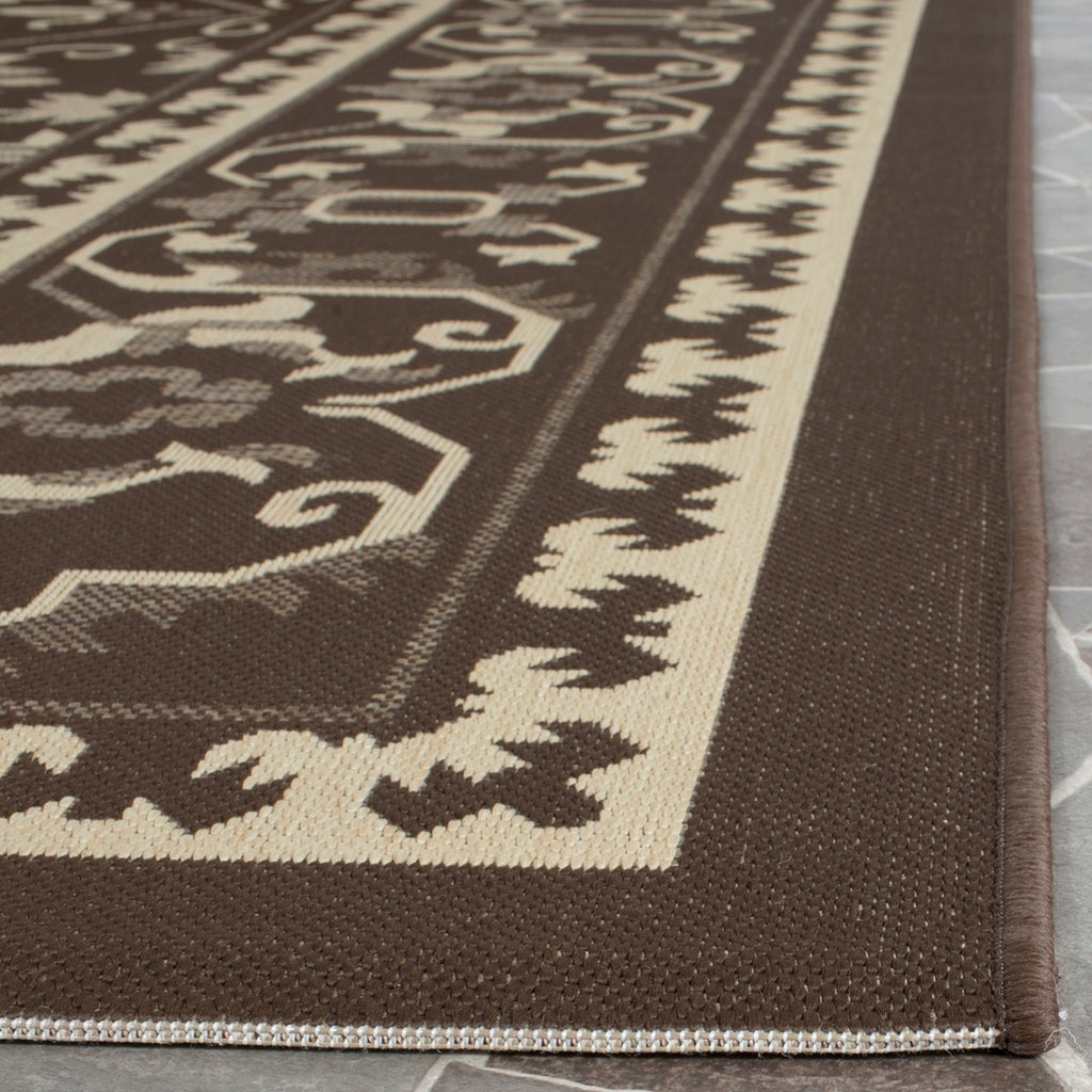 safavieh clearance courtyard cy6727 204 chocolate rug