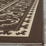 safavieh clearance courtyard cy6727 204 chocolate rug