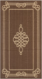 safavieh clearance courtyard cy6788 204 chocolate rug