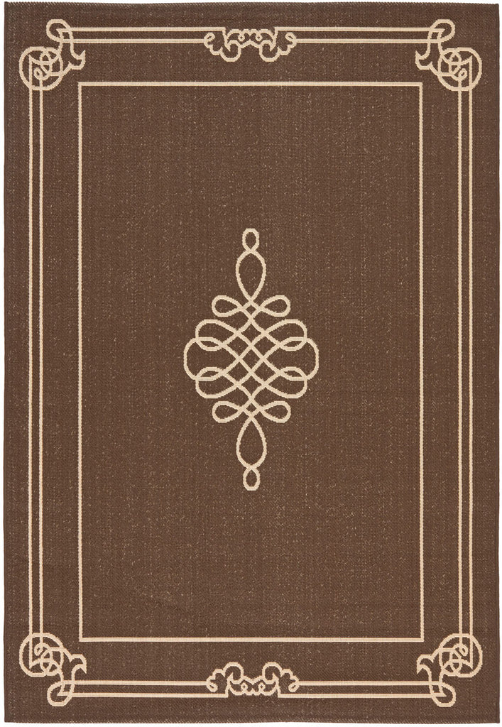 safavieh clearance courtyard cy6788 204 chocolate rug