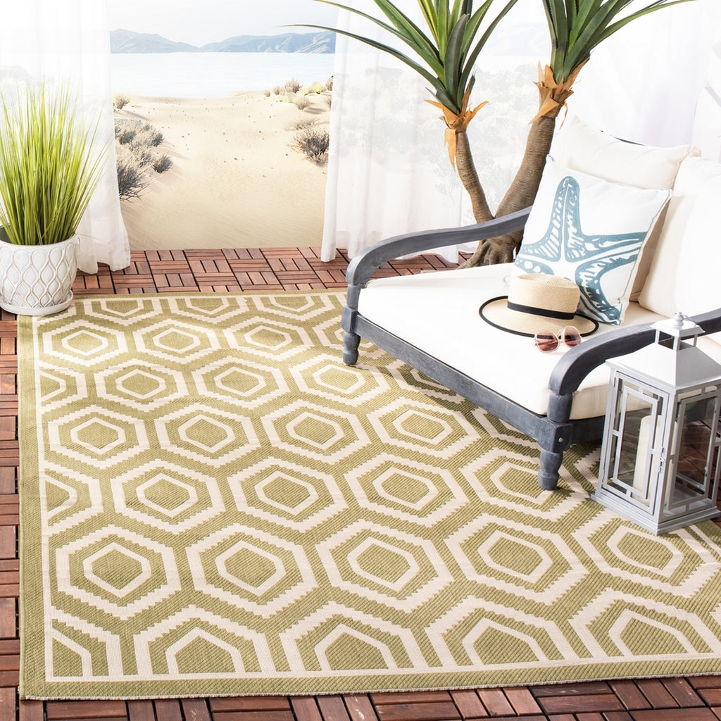 safavieh clearance courtyard cy6902 244 green rug