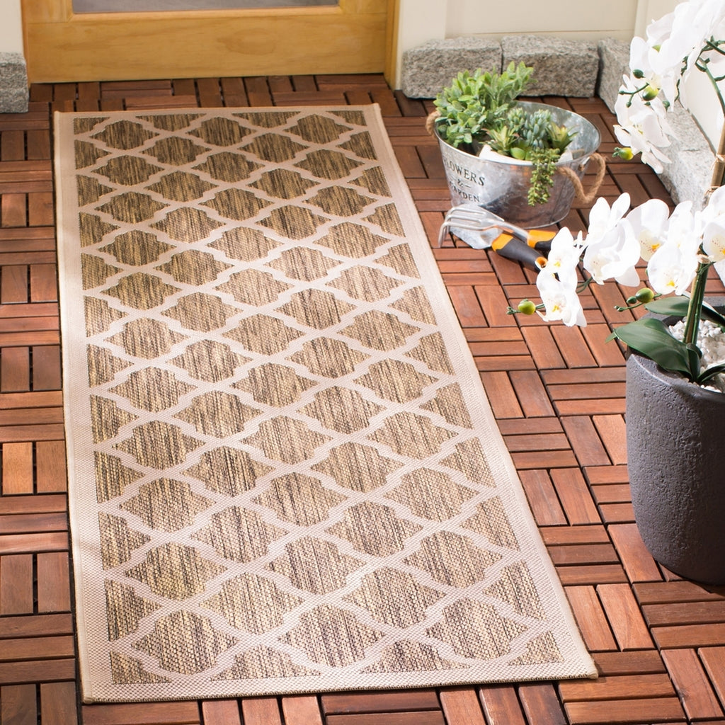 safavieh clearance courtyard cy6903 242 brown rug