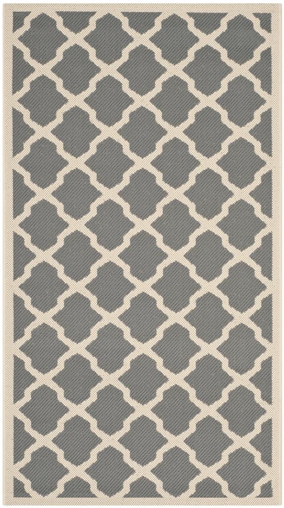 safavieh clearance courtyard cy6903 246 anthracite rug