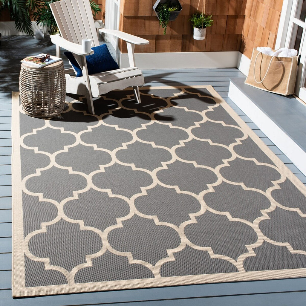safavieh clearance courtyard cy6914 246 anthracite rug