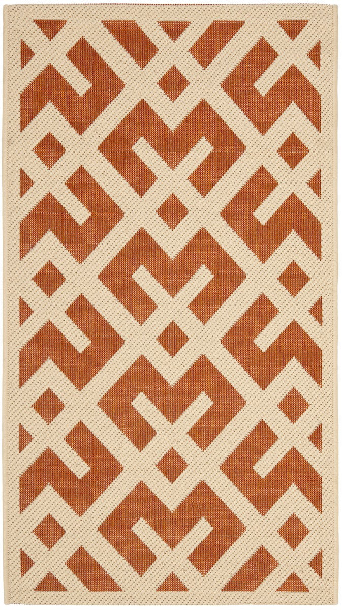 safavieh clearance courtyard cy6915 231 terracotta rug
