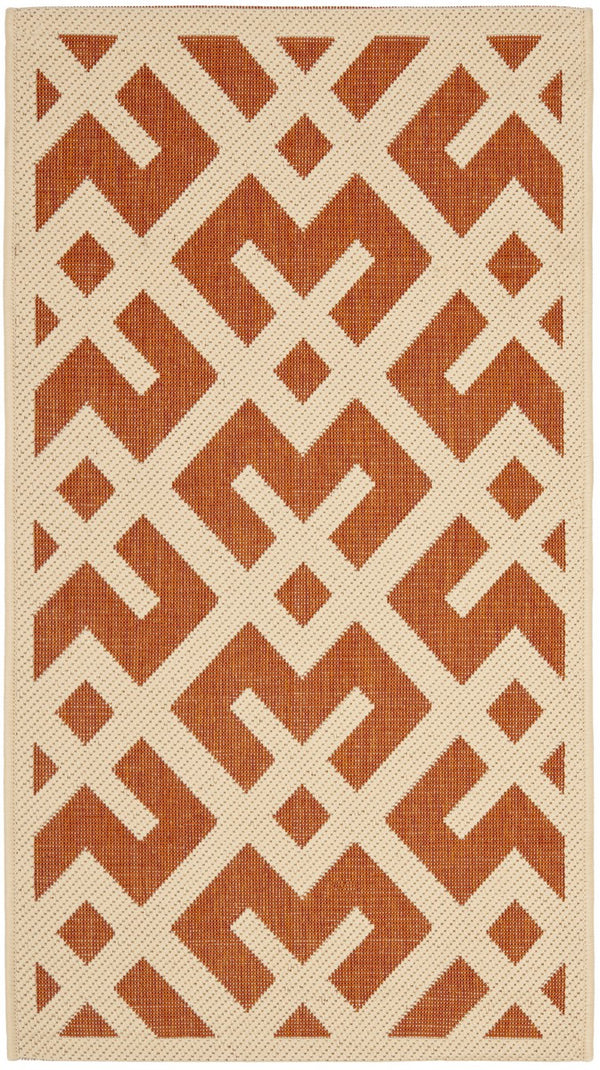 safavieh clearance courtyard cy6915 231 terracotta rug