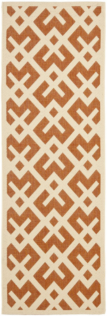 safavieh clearance courtyard cy6915 231 terracotta rug