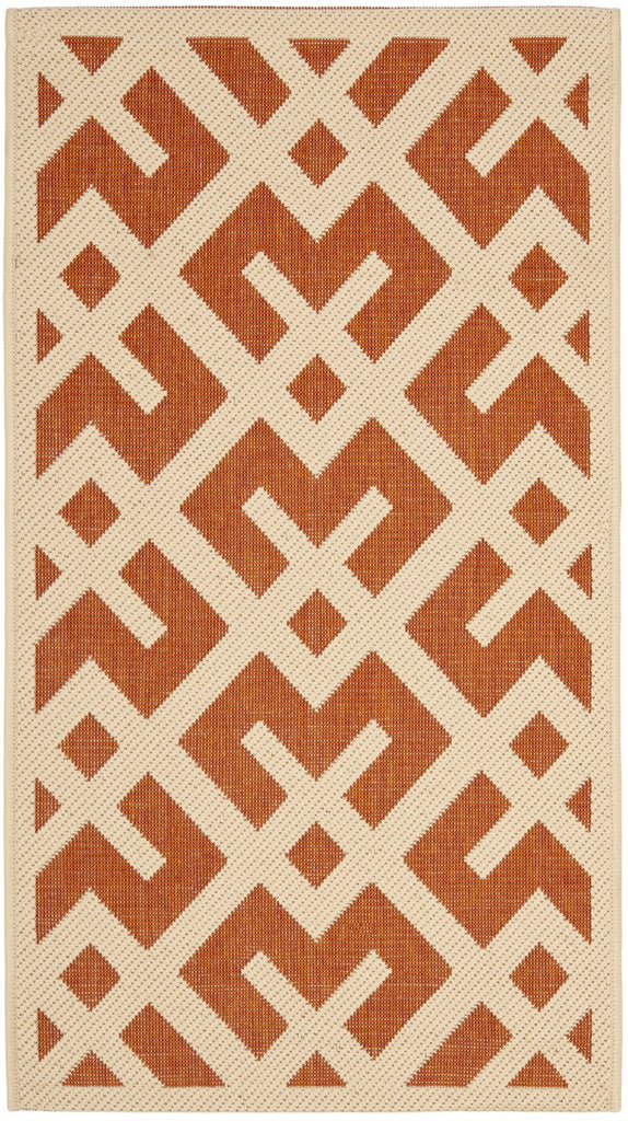 safavieh clearance courtyard cy6915 231 terracotta rug