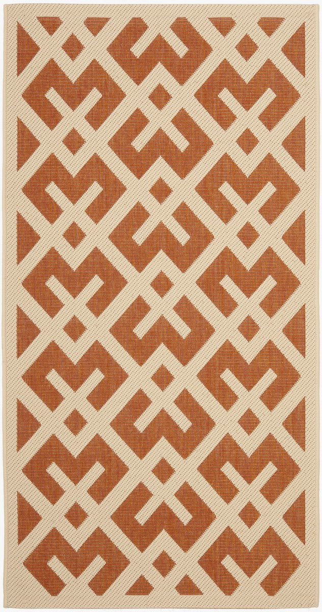 safavieh clearance courtyard cy6915 231 terracotta rug