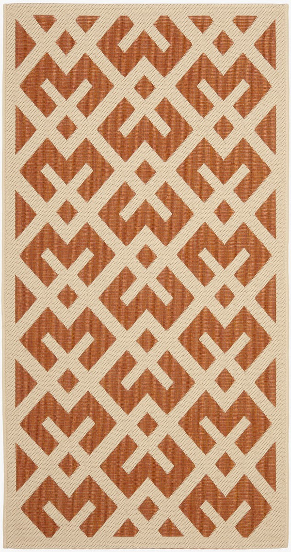 safavieh clearance courtyard cy6915 231 terracotta rug
