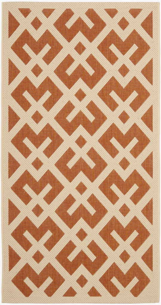 safavieh clearance courtyard cy6915 231 terracotta rug
