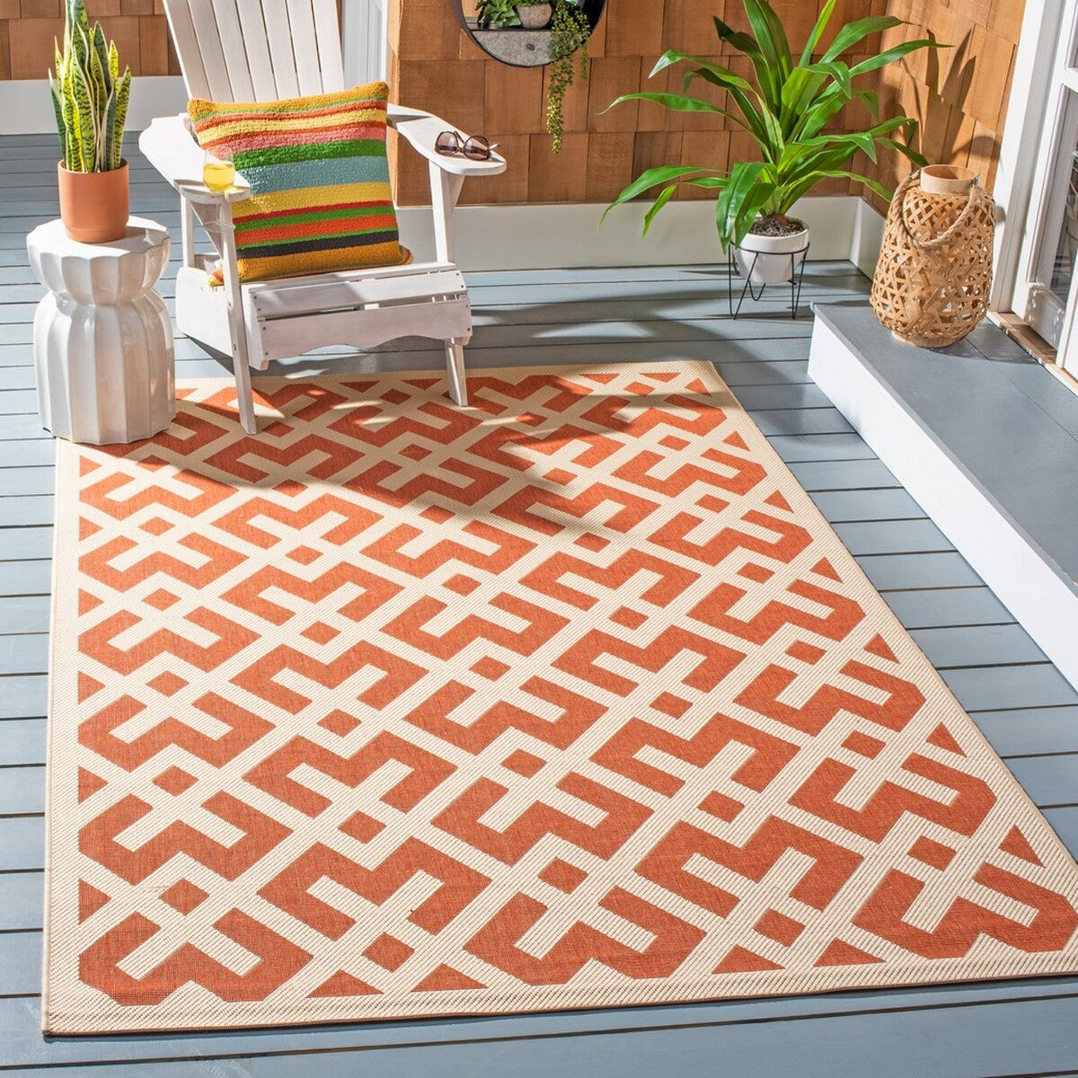 safavieh clearance courtyard cy6915 231 terracotta rug