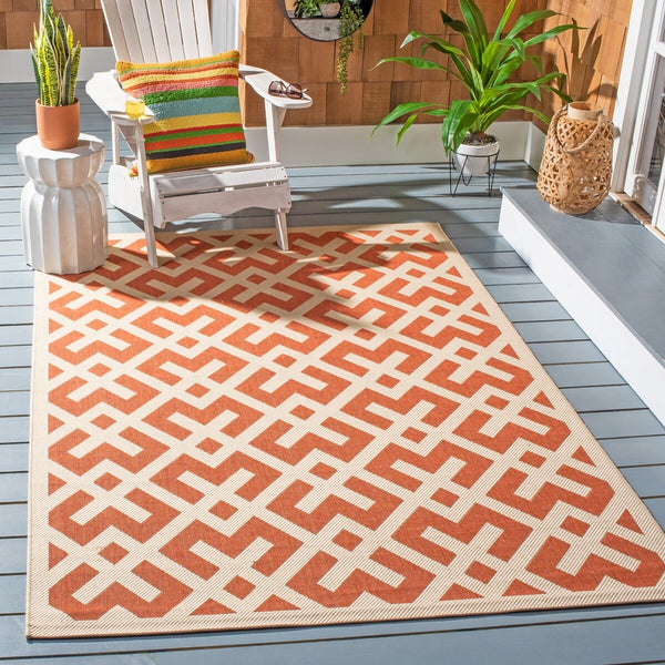 safavieh clearance courtyard cy6915 231 terracotta rug