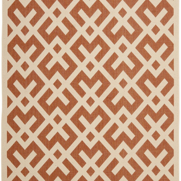 safavieh clearance courtyard cy6915 231 terracotta rug