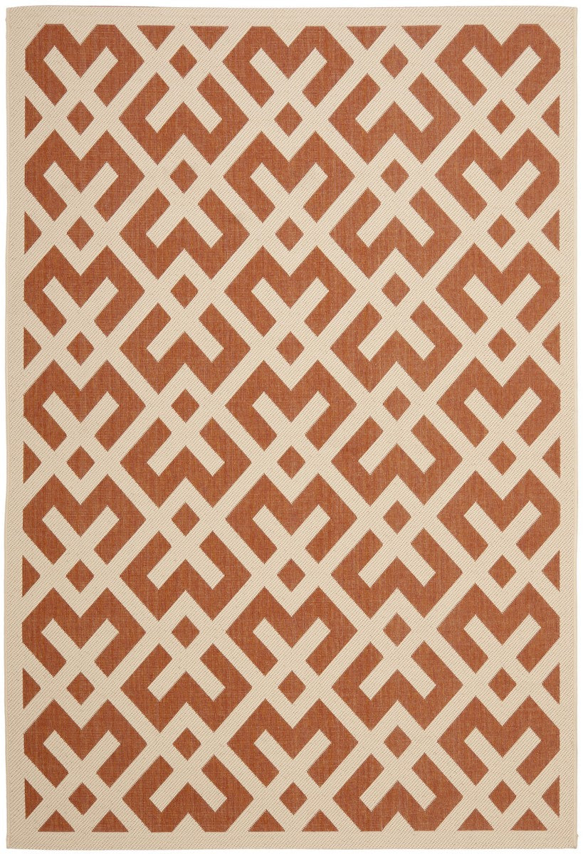 safavieh clearance courtyard cy6915 231 terracotta rug