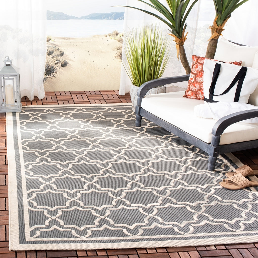 safavieh clearance courtyard cy6916 246 anthracite rug
