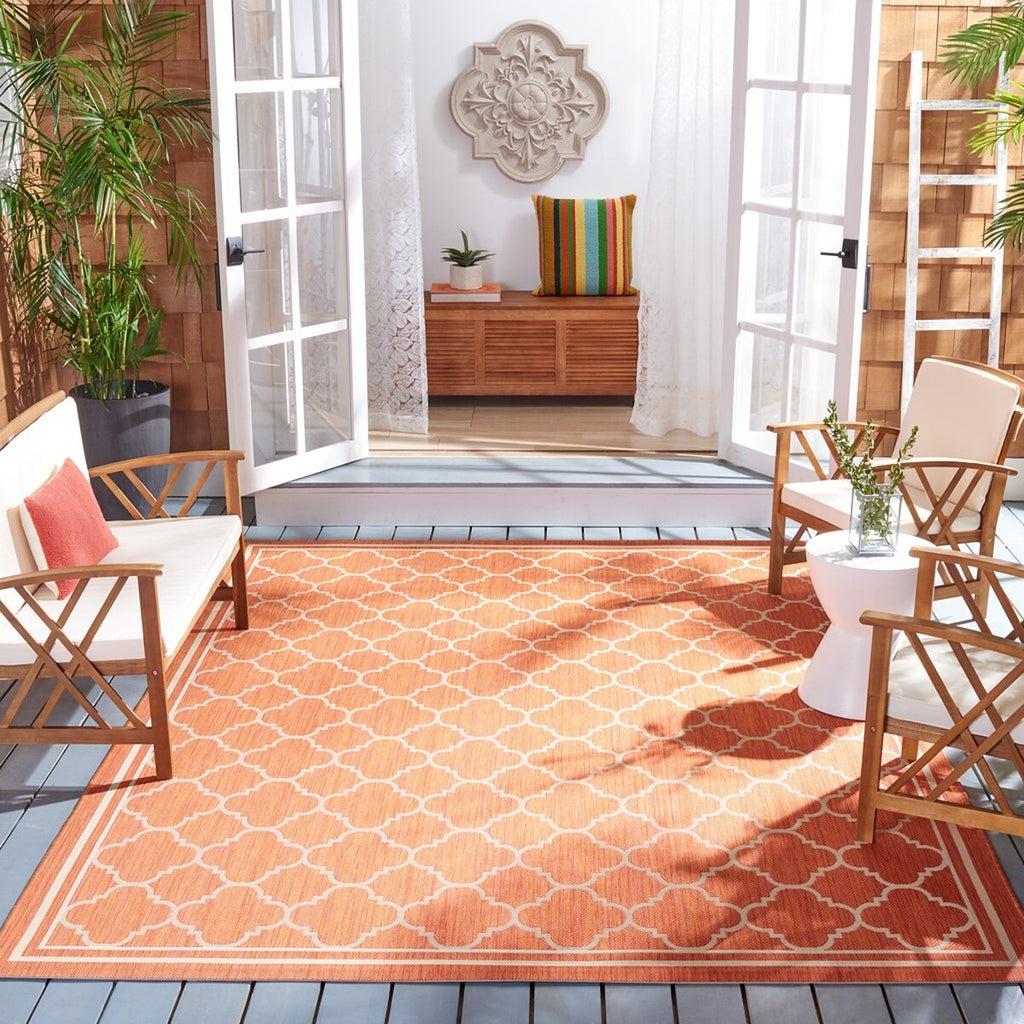safavieh clearance courtyard cy6918 241 terracotta rug
