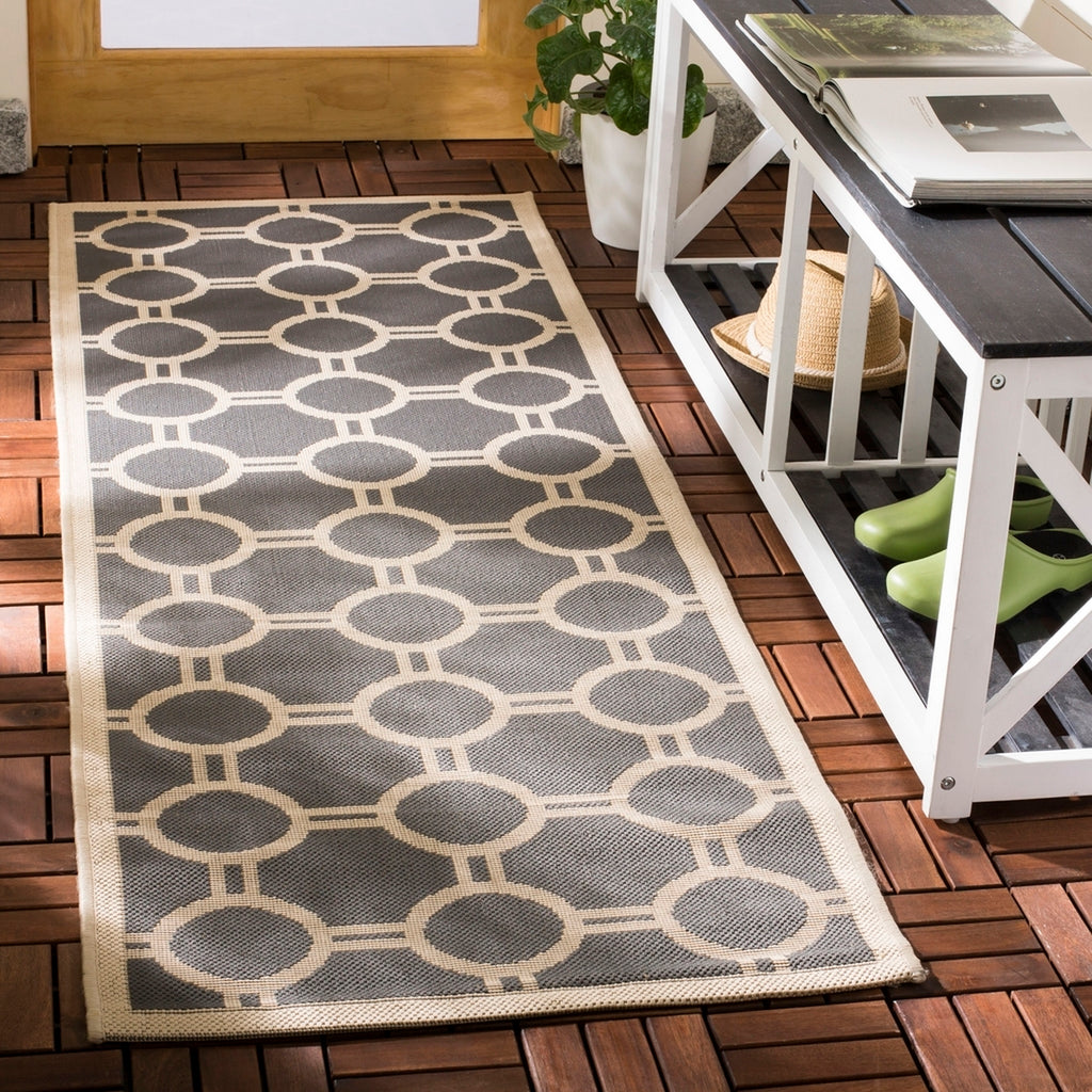 safavieh clearance courtyard cy6924 246 anthracite rug