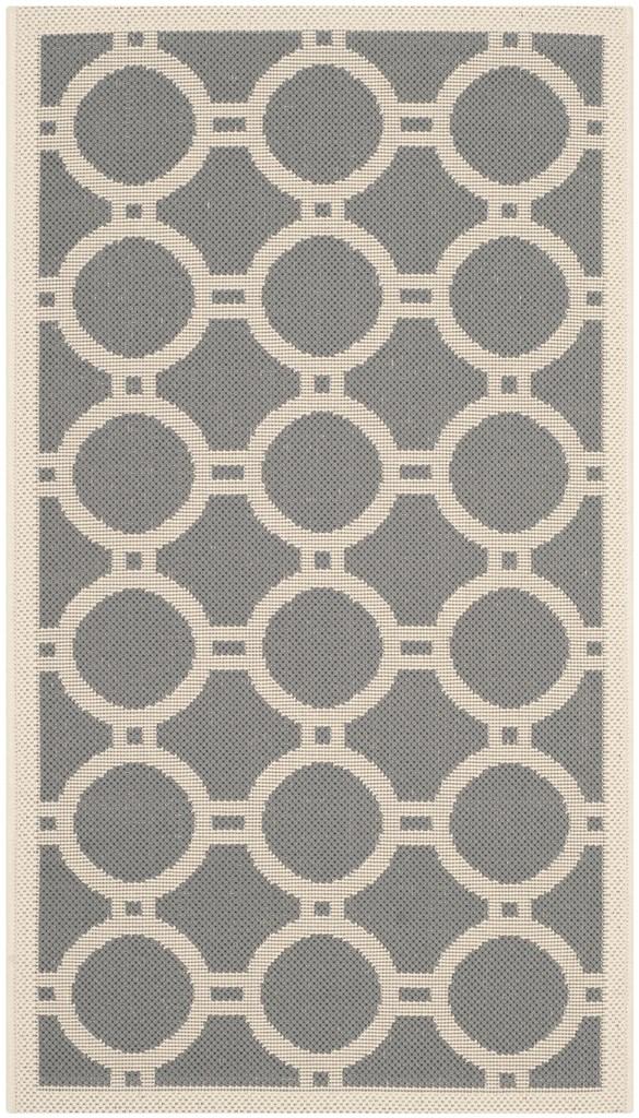 safavieh clearance courtyard cy6924 246 anthracite rug