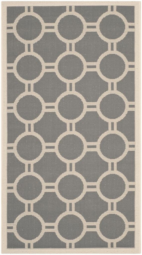 safavieh clearance courtyard cy6924 246 anthracite rug