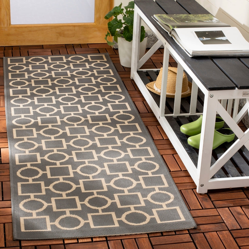 safavieh clearance courtyard cy6925 246 anthracite rug