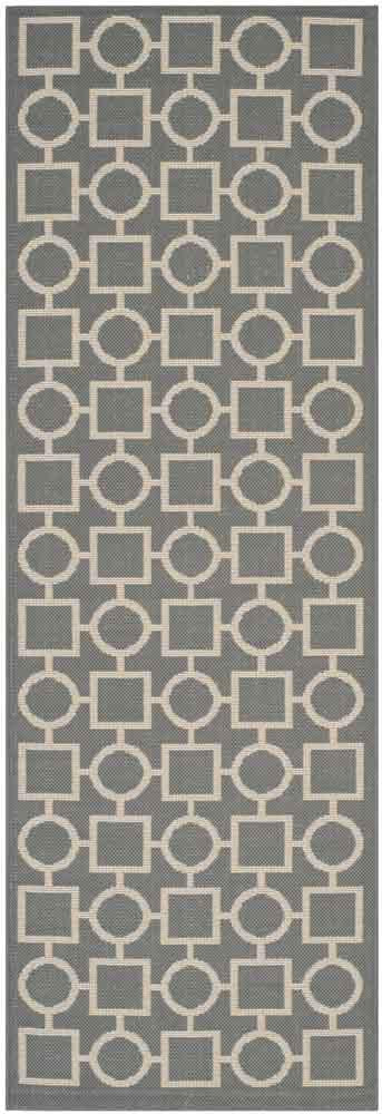 safavieh clearance courtyard cy6925 246 anthracite rug
