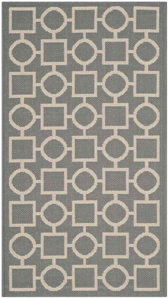 safavieh clearance courtyard cy6925 246 anthracite rug